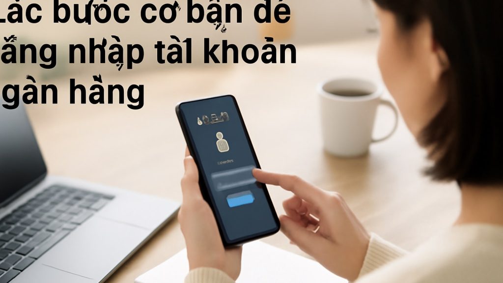 Minh họa: Các bước cơ bản để đăng nhập tài khoản ngân hàng