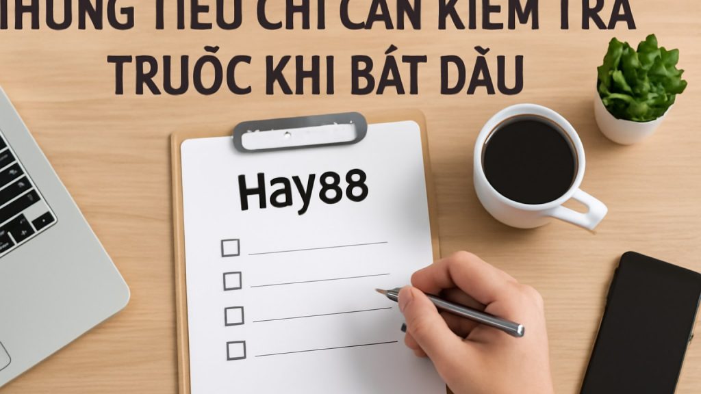 Minh họa: Những tiêu chí cần kiểm tra trước khi bắt đầu