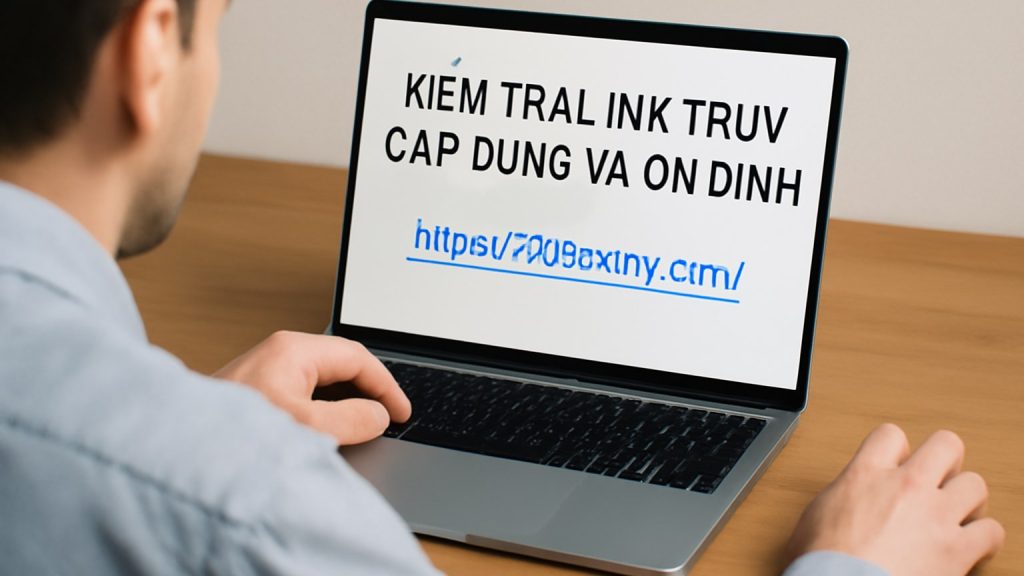 1) Kiểm tra link truy cập đúng và ổn định Minh họa: 1) Kiểm tra link truy cập đúng và ổn định