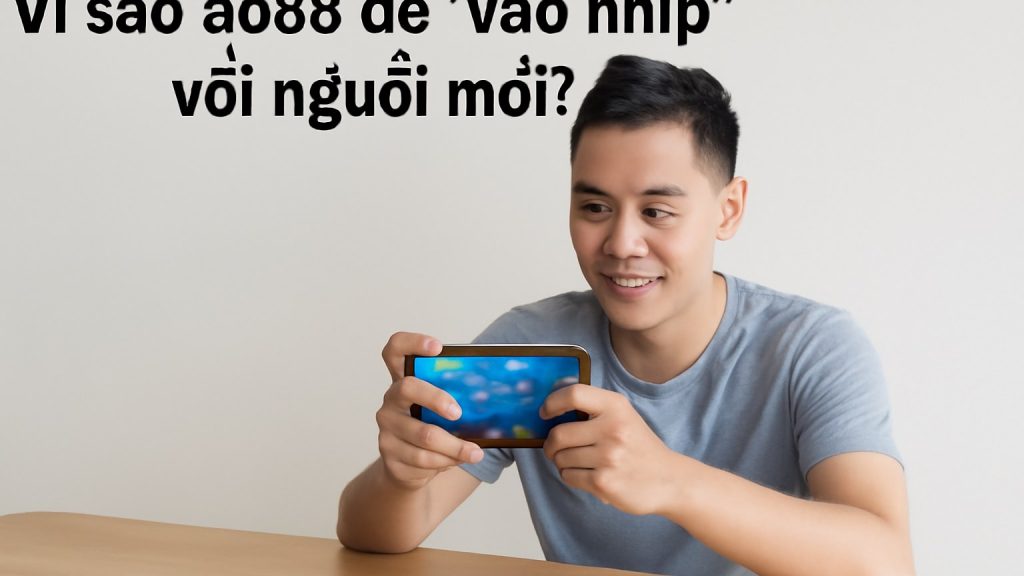 Minh họa: Vì sao ao88 dễ “vào nhịp” với người mới?